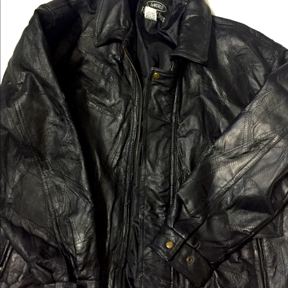 Leather jacket